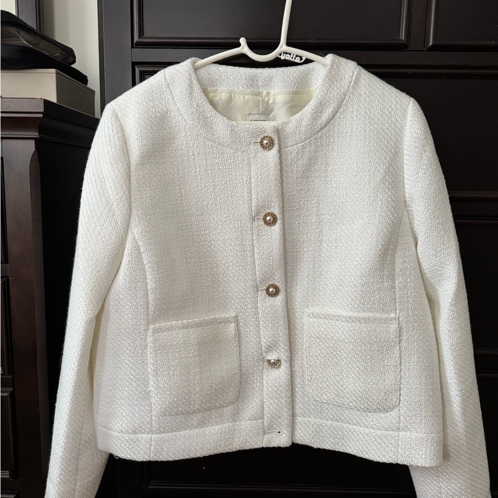 Elegant White Women's Jacket